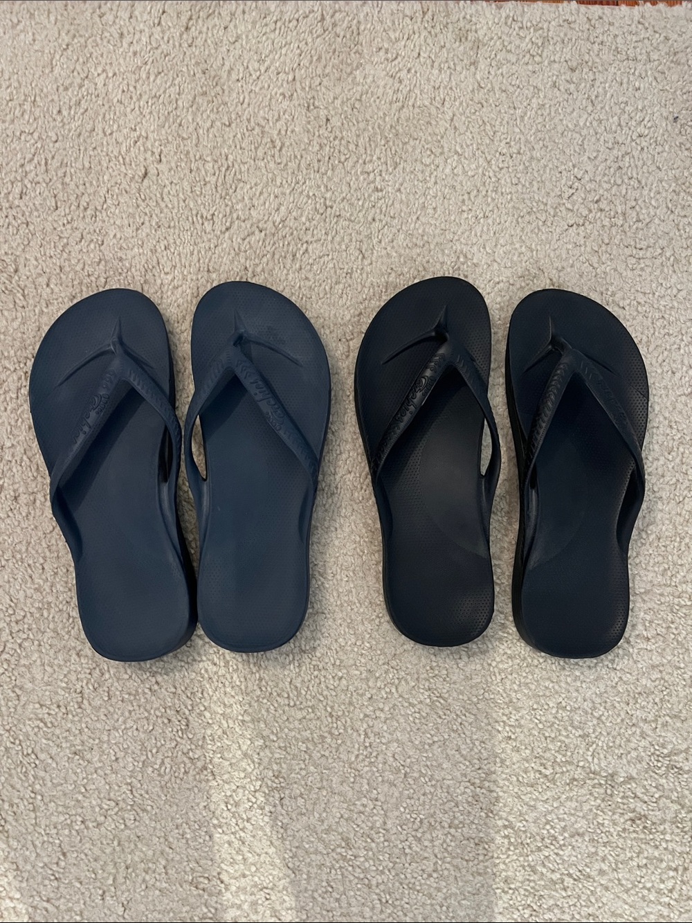 Archie’s Navy and Black Flip Flops